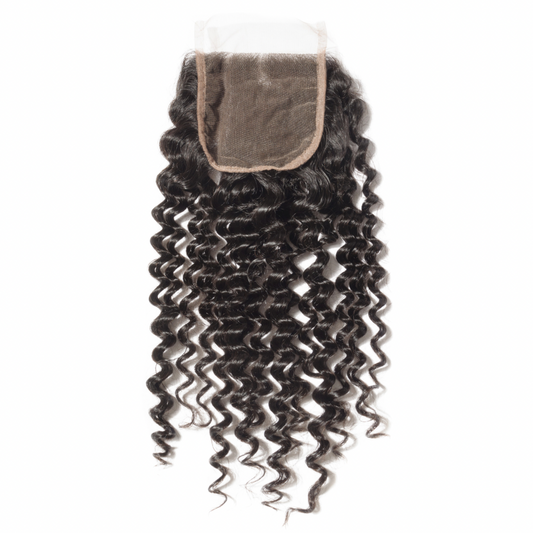 Brazilian Deep Wave 4x4 HD Lace Closure